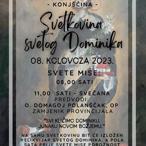 Proslava svetkovine svetog Dominika u Župi Konjščina